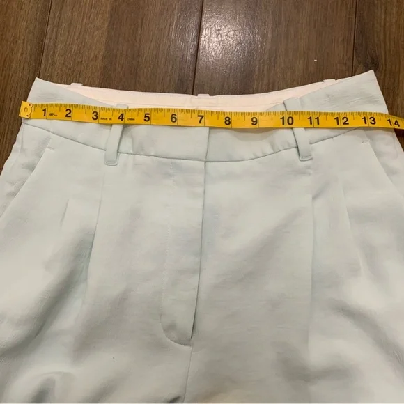Wilfred pants light Mint Women’s straight leg Trousers size 6 with 30” inseam - Picture 7 of 8